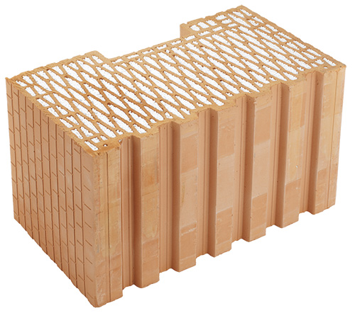 Heluz Cihla Family 44-K 2in1 broušená 247x440x249mm P10 (72)