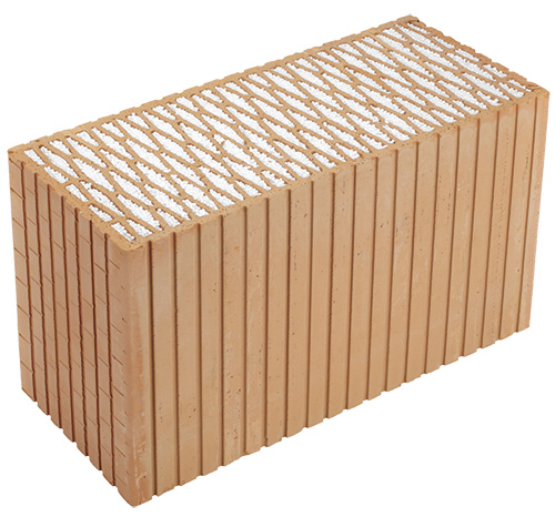 Heluz Cihla Family 44-R 2in1 broušená 187x440x249mm P10 (84)