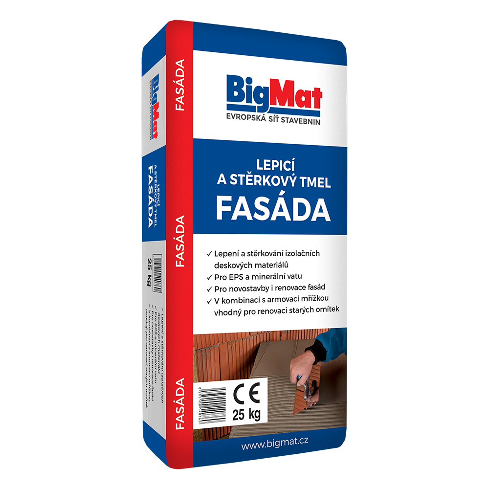 BigMat Tmel lepicí a stěrkový Fasáda 25 kg