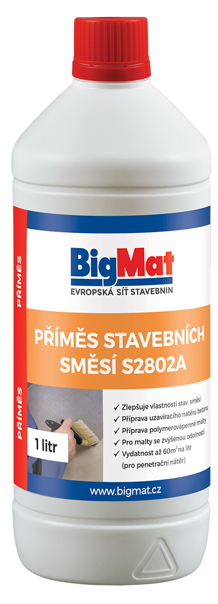 BigMat Příměs stavebních směsí S2802A 1 l