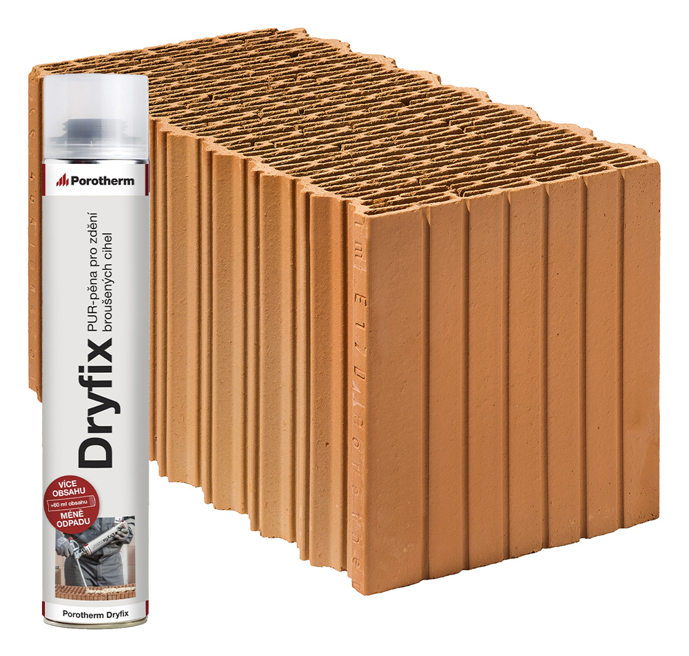 Porotherm Cihla 50 EKO+ Dryfix 248x500x249mm P8 (40)