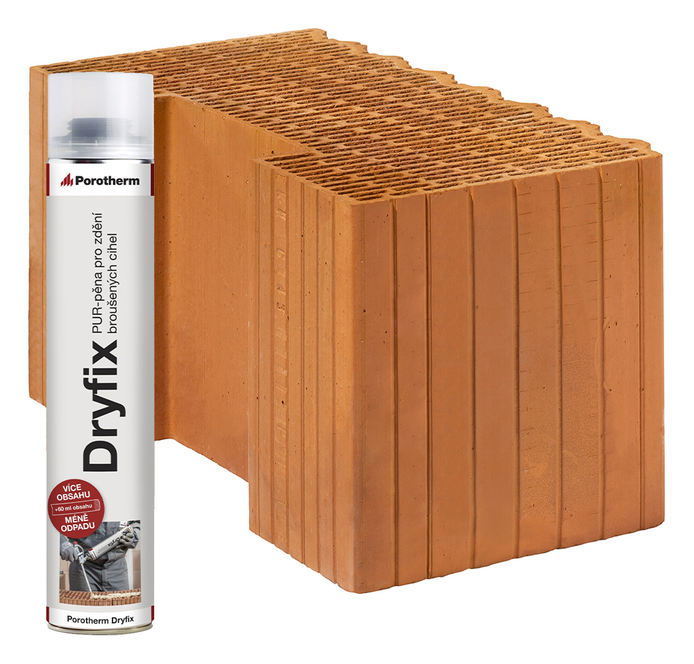 Porotherm Cihla 50 EKO+ Dryfix K 250x500x249mm P8 (40)