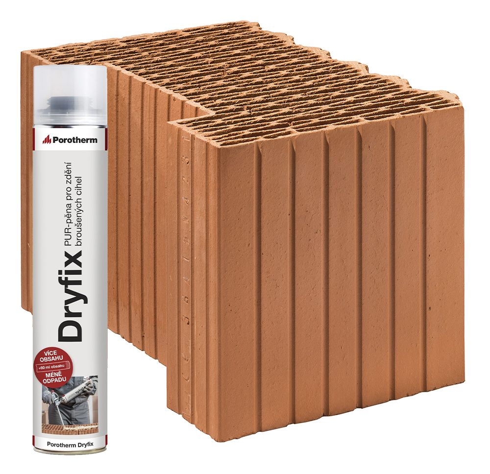 Porotherm Cihla 38 EKO+ Dryfix K 250x380x249mm P8 (60)