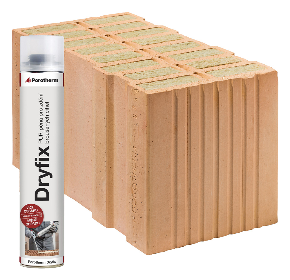 Porotherm Cihla 50 T Dryfix 1/2 123x500x249mm P8 (96)