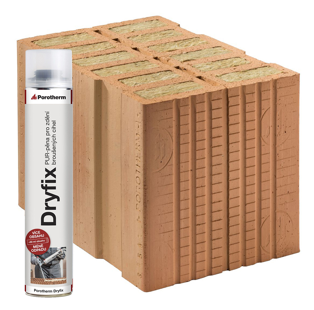 Porotherm Cihla 38 1/2 TB Dryfix 123x380x249mm P10 (144)