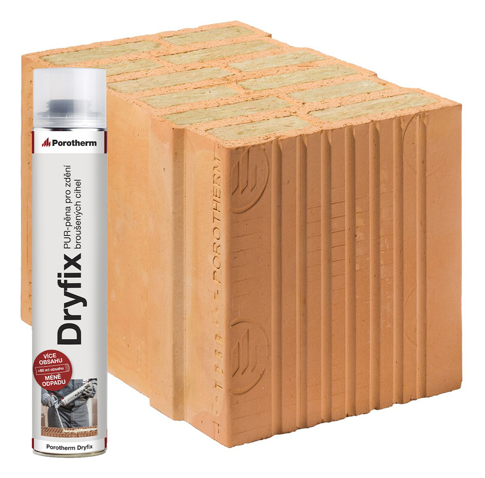 Porotherm Cihla 38 T Dryfix 248x380x249mm P8 (72)