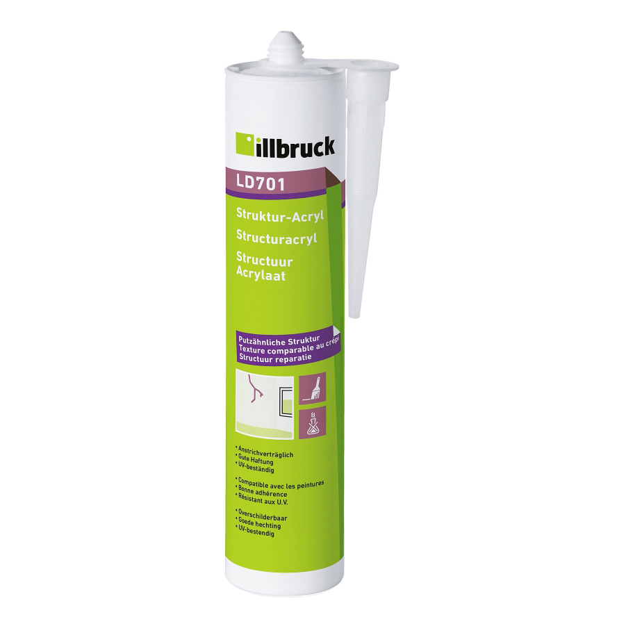 Illbruck Tmel akrylový strukturální (LD701) bílý 310ml