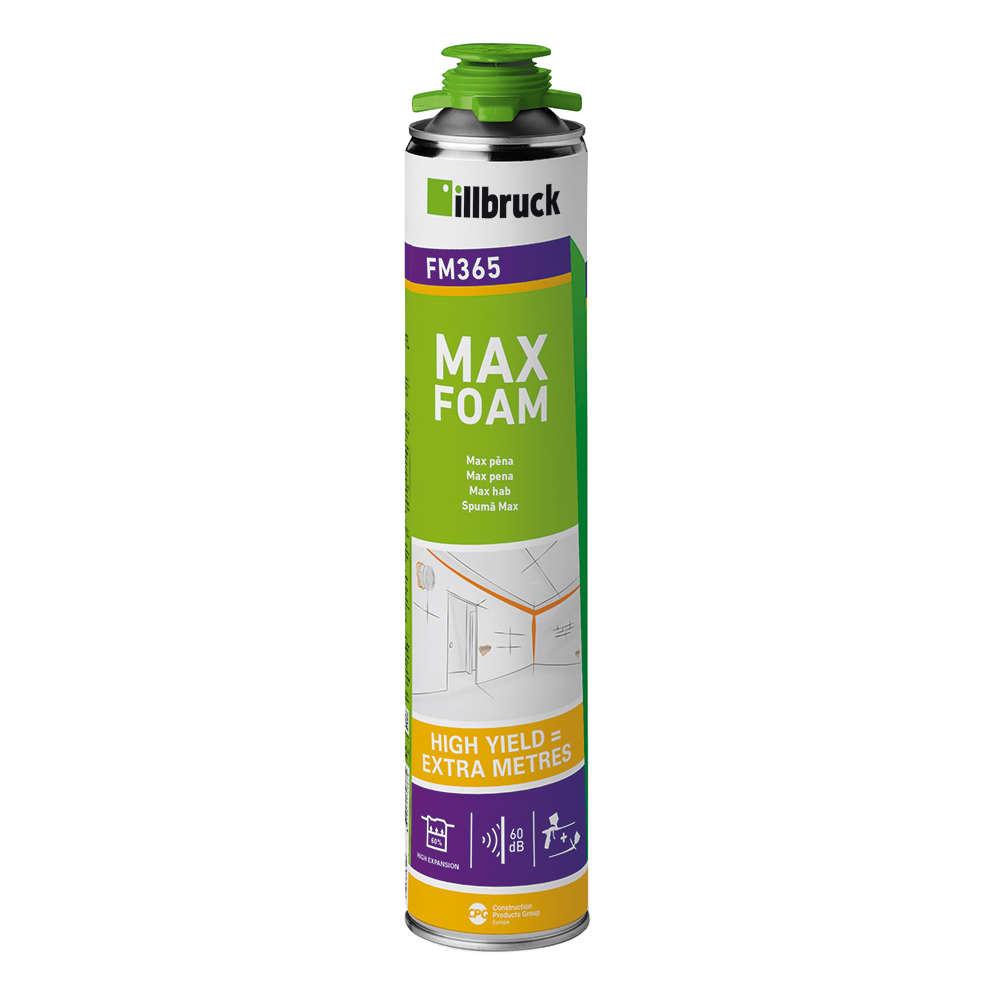 Illbruck Pěna montážní pistolová Max Foam (FM365) 880ml