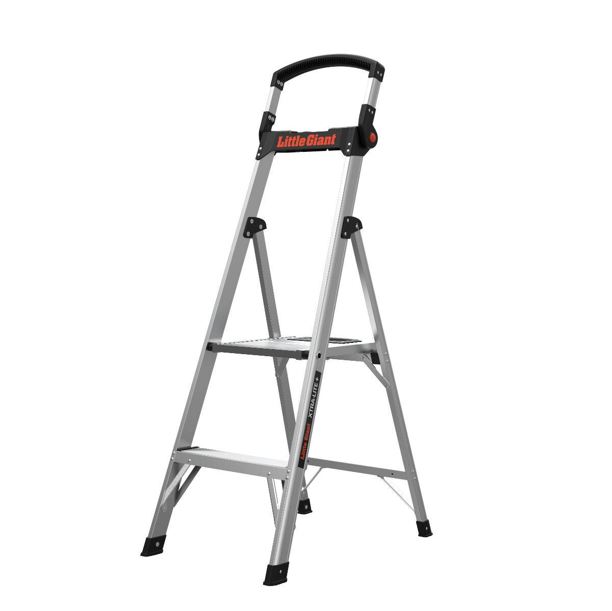 Little Giant Žebřík schůdkový Xtra-Lite Plus 4 s unikátním organizérem