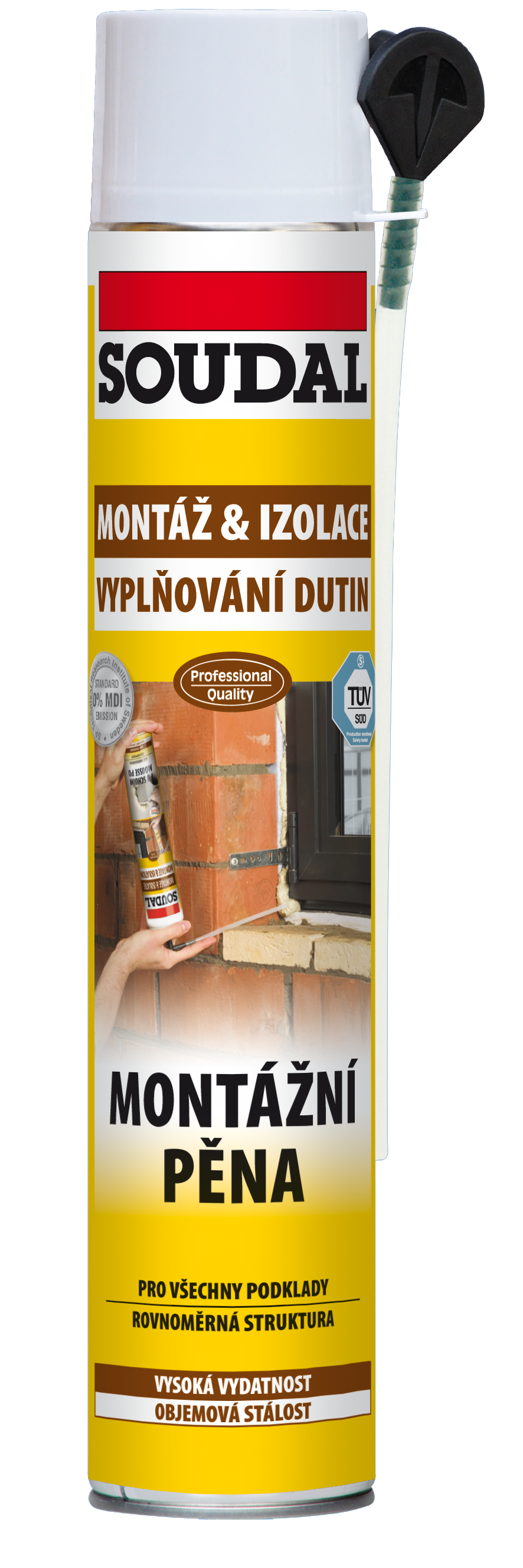 Soudal Pěna montážní trubičková 300 ml