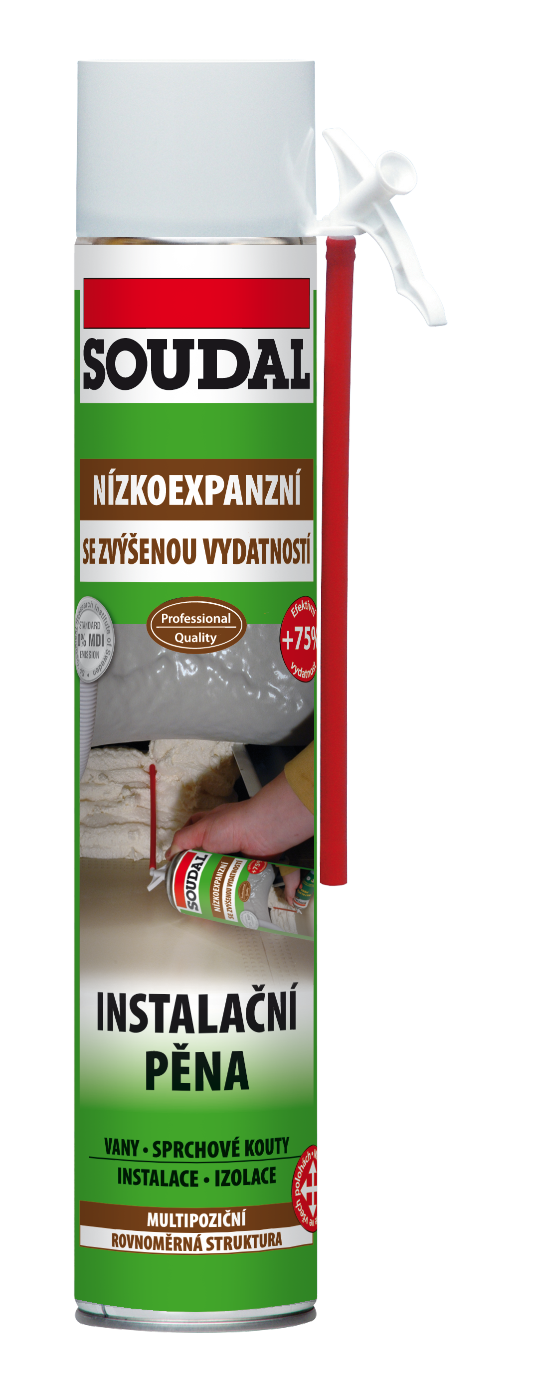 Soudal Pěna instalační 750 ml