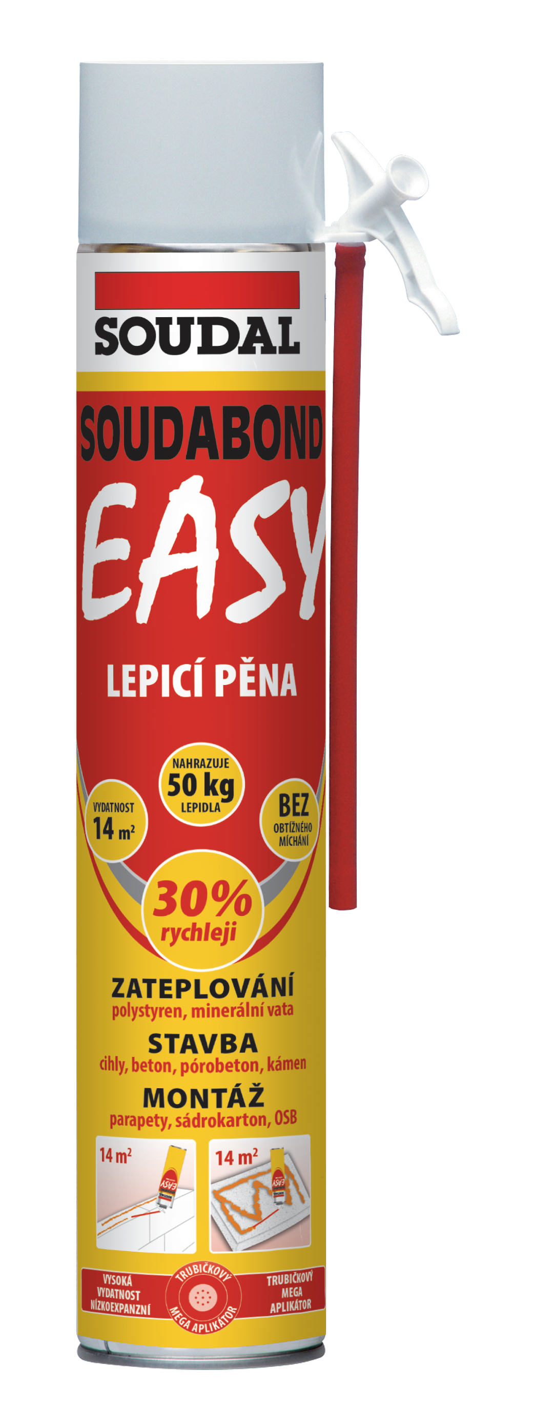 Soudal Pěna lepicí trubičková Soudabond Easy 750 ml