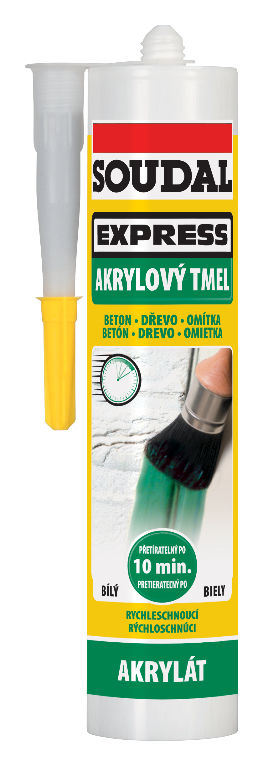 Soudal Tmel akrylový Express bílá 280 ml