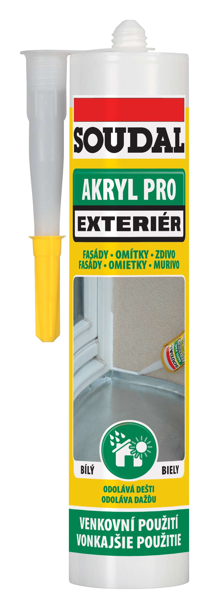 Soudal Tmel Akryl Pro Exteriér bílá 300 ml