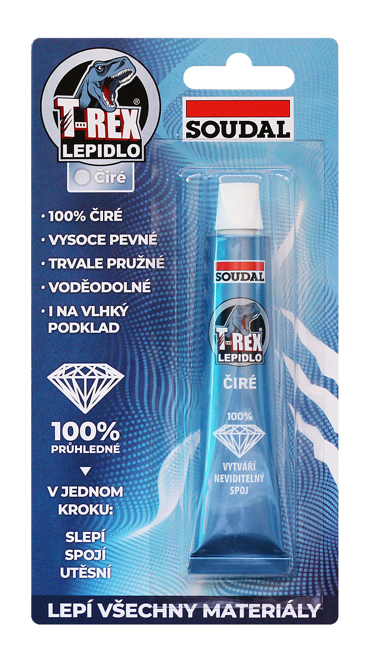 Soudal Lepidlo T-Rex čiré 25ml