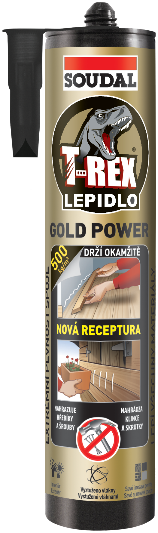 Soudal Lepidlo T-Rex Gold Power 290 ml