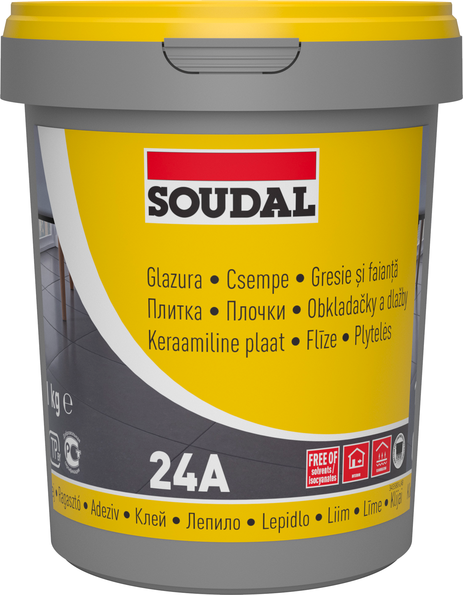 Soudal Lepidlo na obkládačky 24A 300 ml