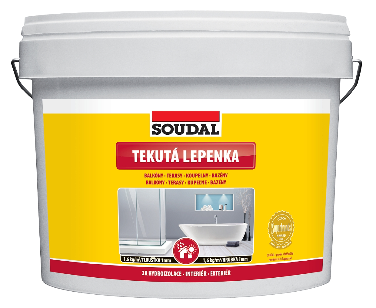 Soudal Lepenka tekutá 21 kg