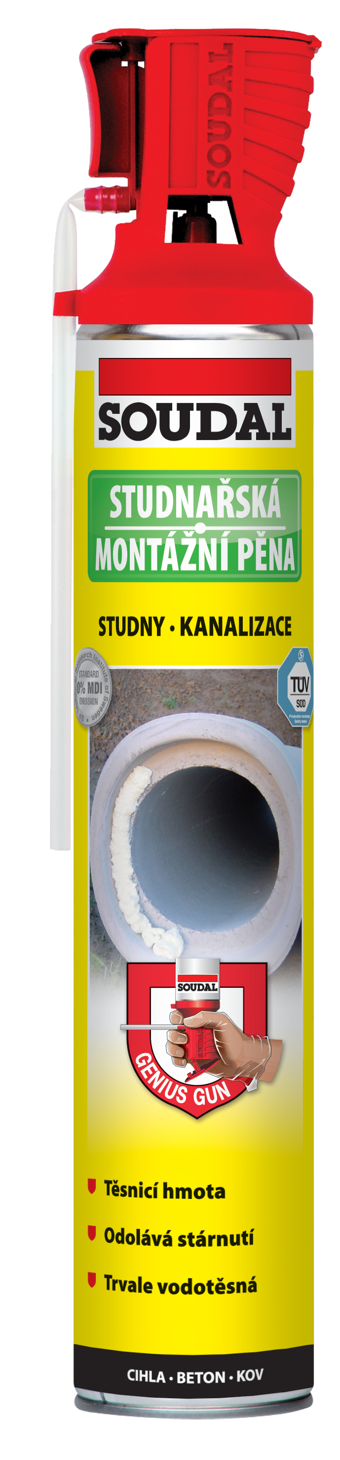 Soudal Pěna montážní studnařská GG 750 ml