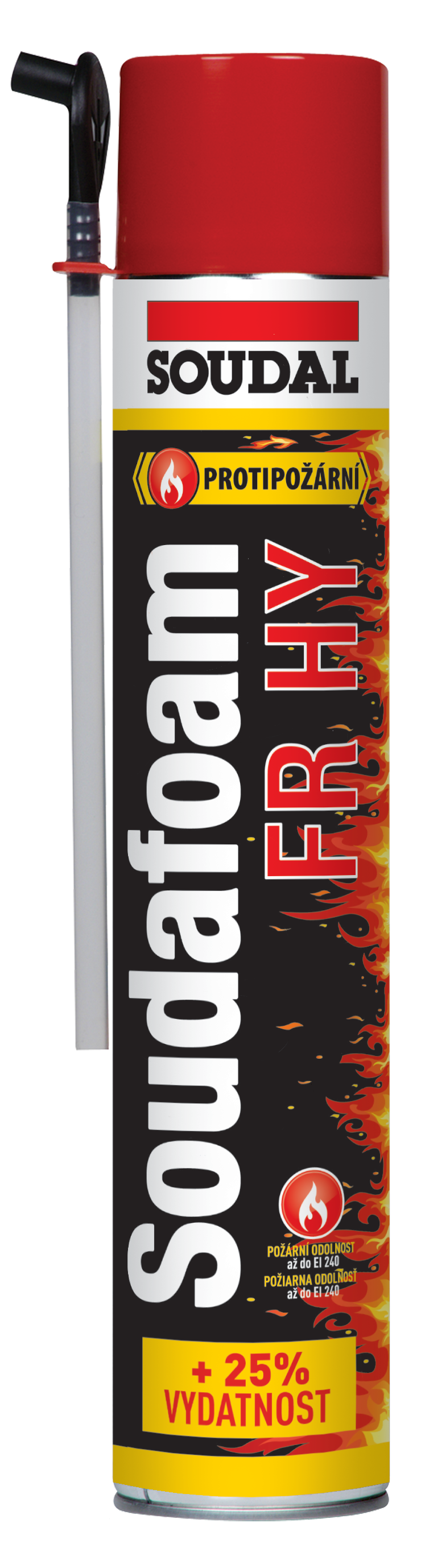 Soudal Pěna montážní trubičková Soudafoam FR HY 750 ml