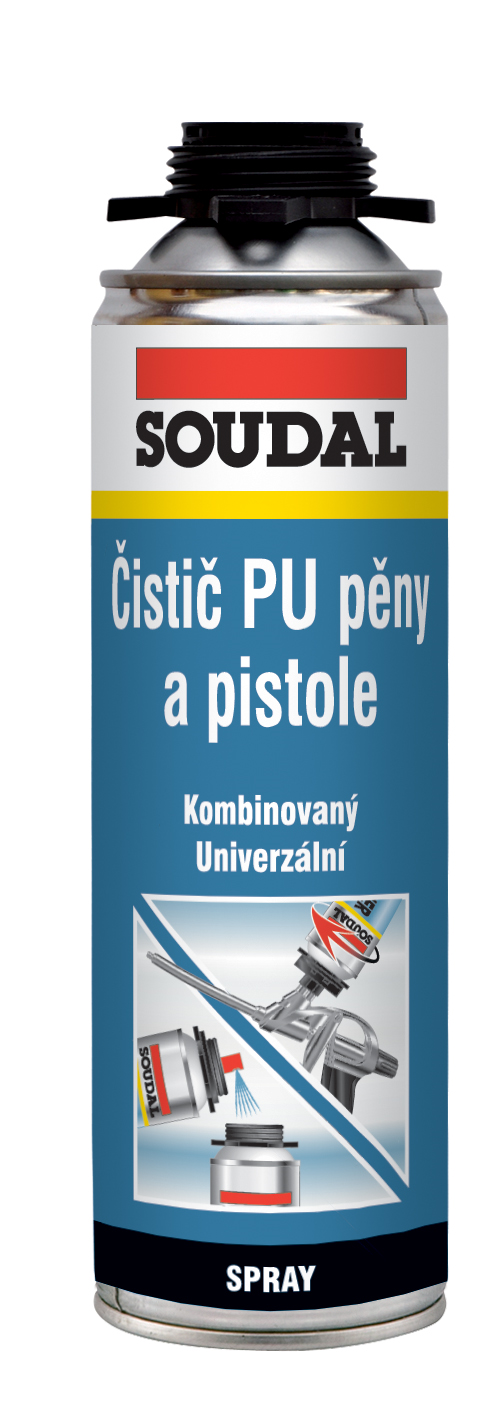 Soudal Čistič PU pěny a pistole 500 ml