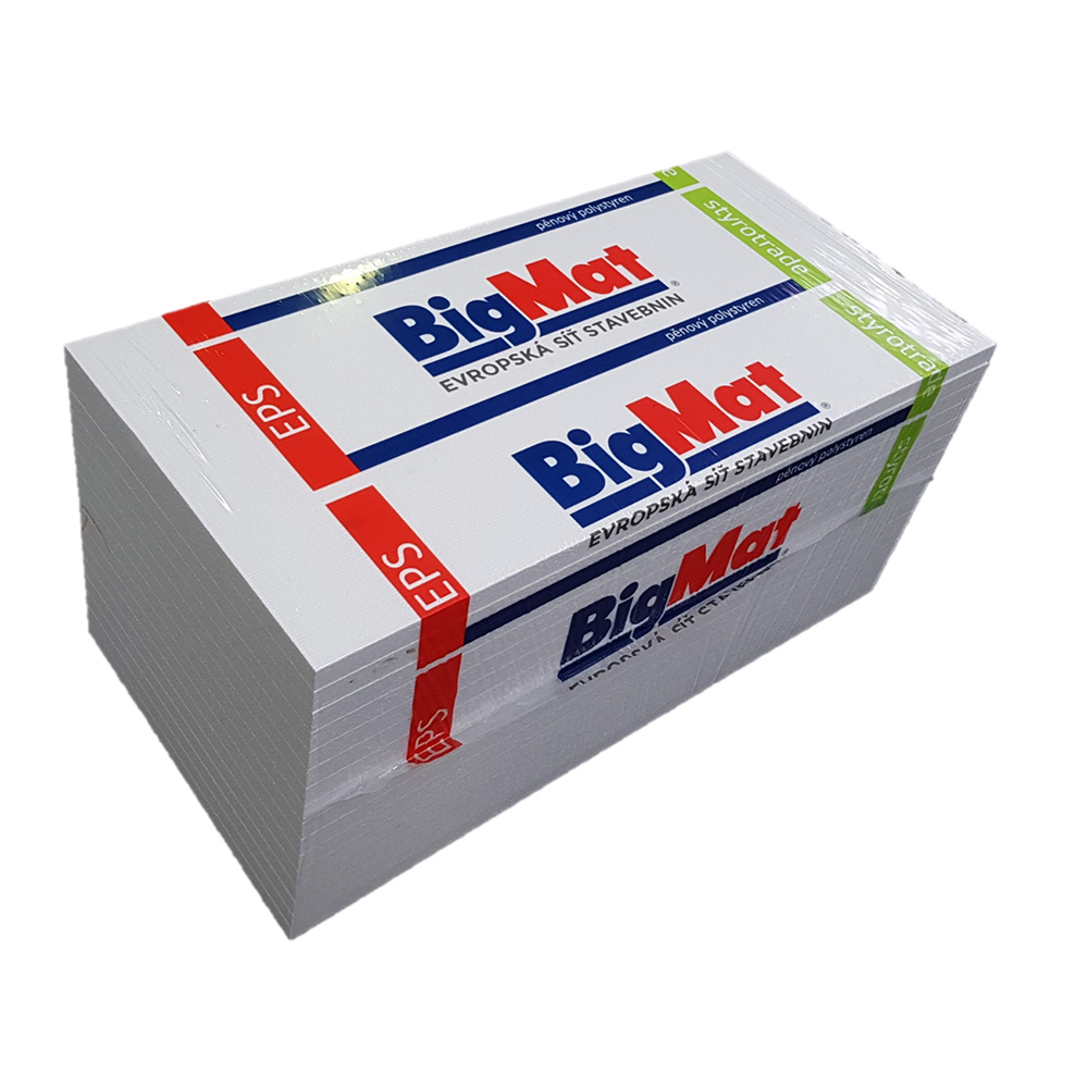 Styrotrade Polystyren EPS 100 1000×500×200 mm