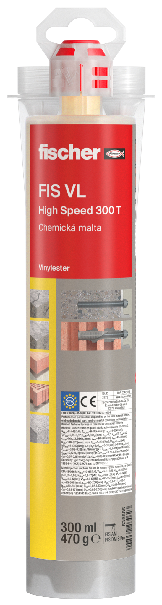 Fischer Malta chemická zimní FIS VL 300 T High Speed 300 ml