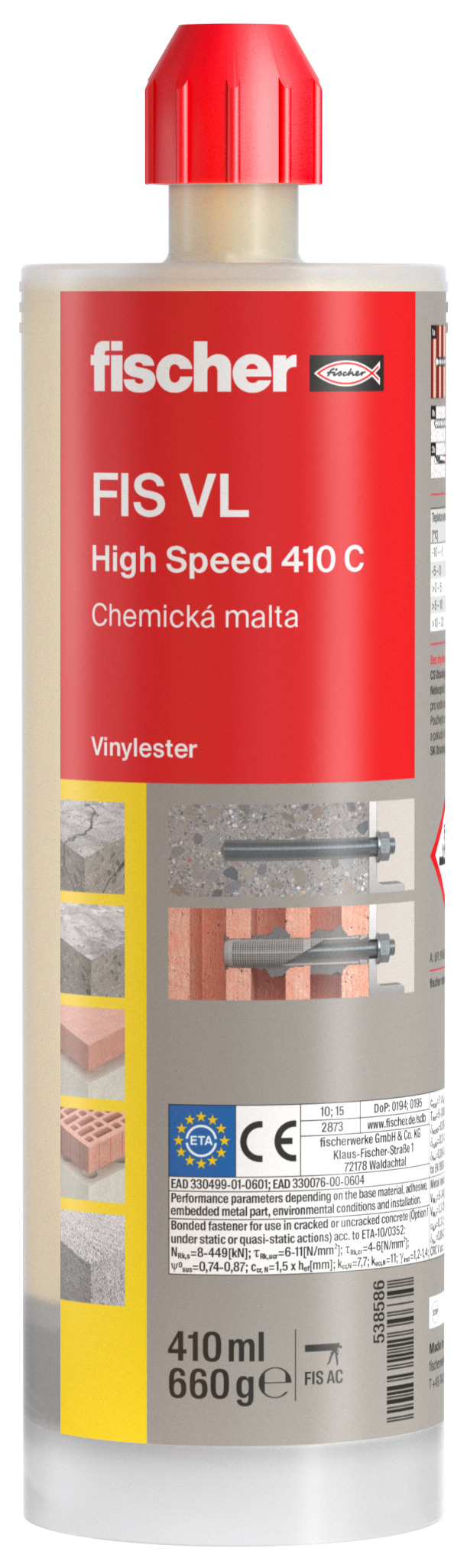 Fischer Malta chemická zimní FIS VL 410 C High Speed 410 ml