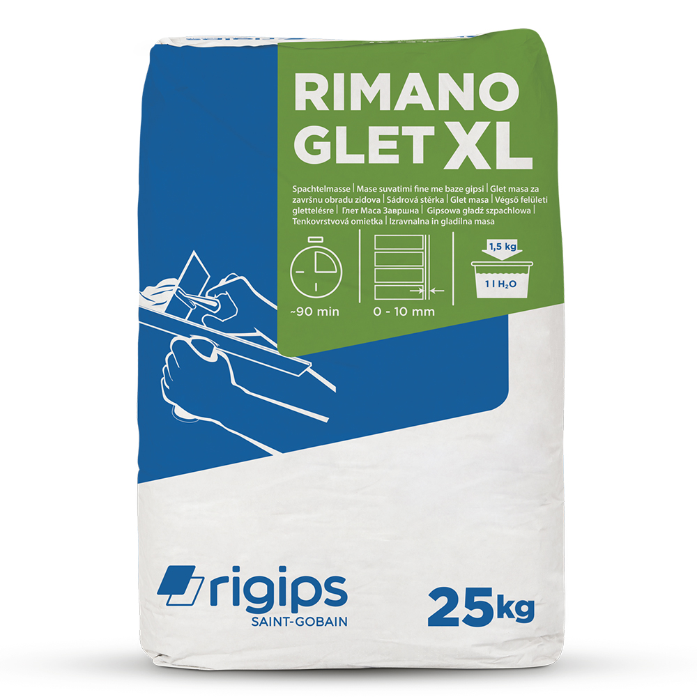 Rigips Stěrka sádrová Rimano Glet XL 25 kg