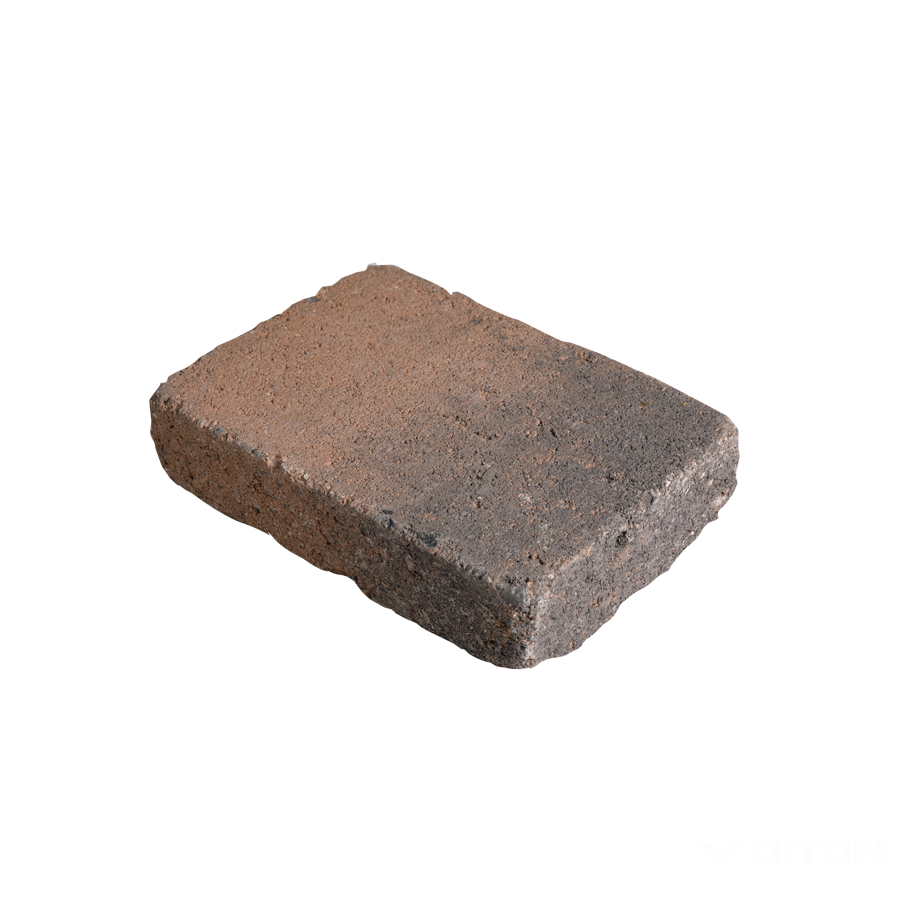 Diton Dlažba betonová History Obdélník 40 mm cihlovo-černá (14)