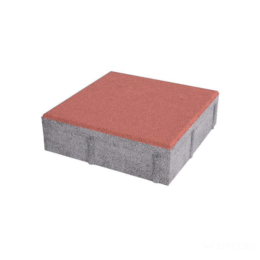 Diton Dlažba betonová Kostka 60 mm červená (9,6)