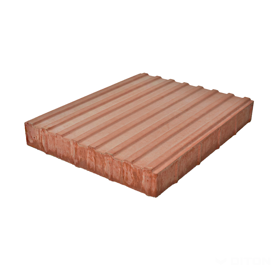 Diton Dlažba betonová Obdélník 60 mm slepecká vodící linie červená (40)