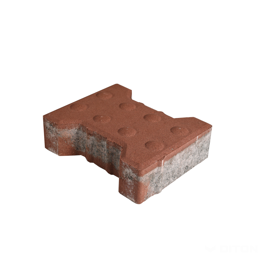 Diton Dlažba betonová Íčko 60 mm slepecká červená (10)