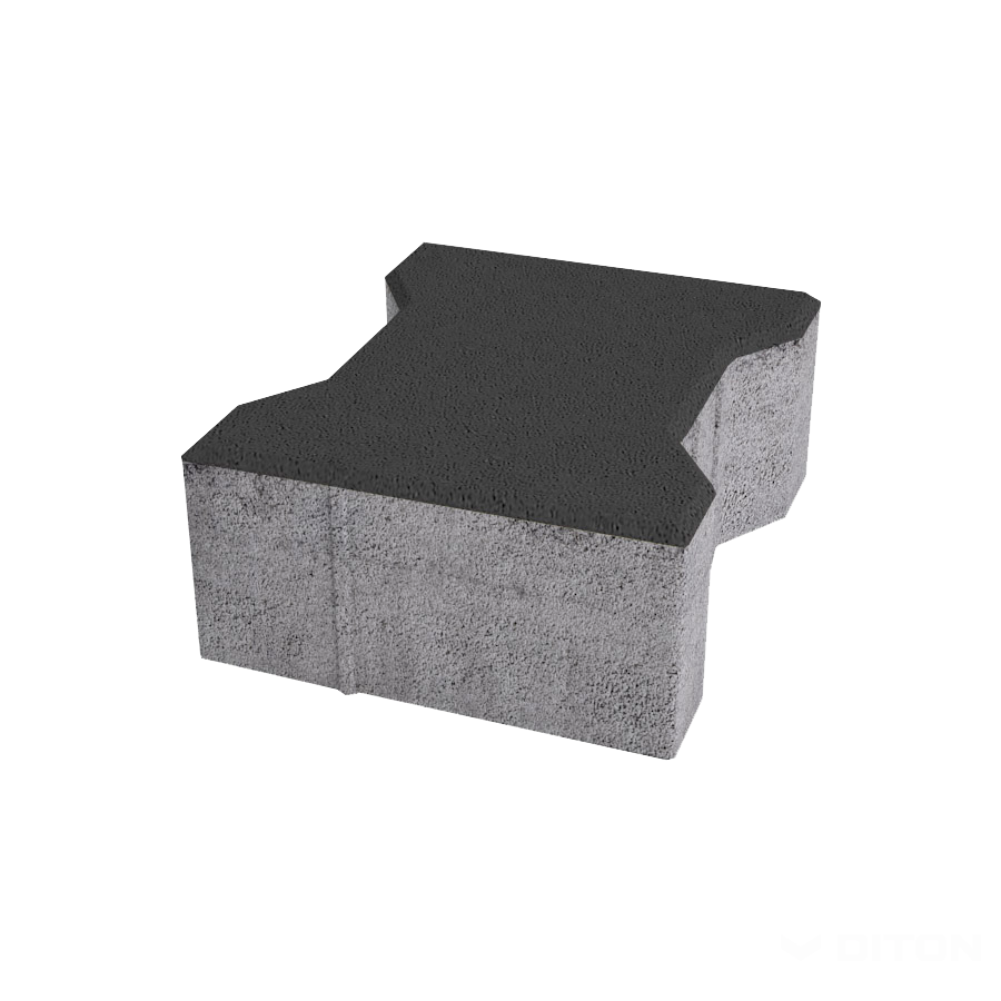 Diton Dlažba betonová Íčko 80 mm černá (8)