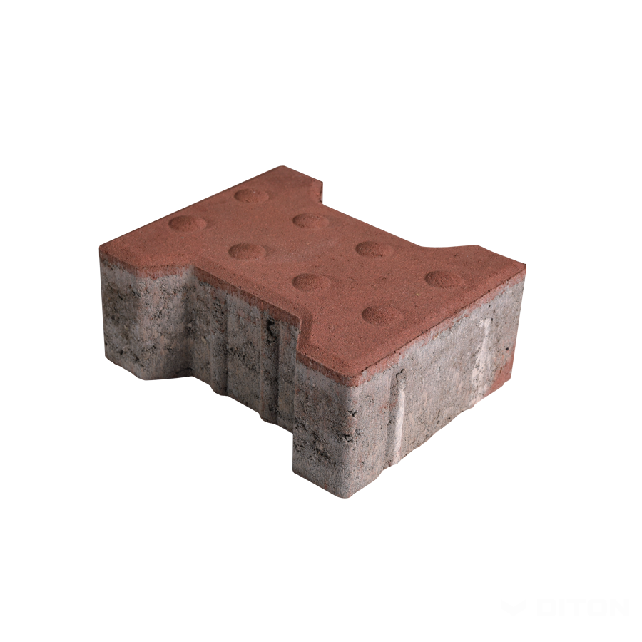 Diton Dlažba betonová Íčko 80 mm slepecká červená (8)