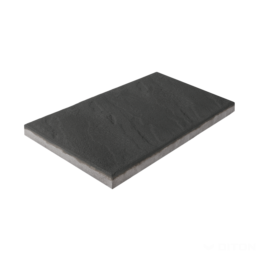 Diton Dlažba betonová Břidlice reliéfní 597×397×40 mm antracit (13,68)