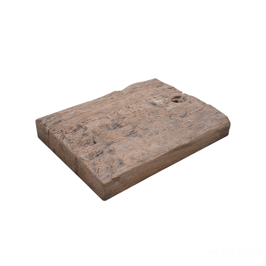 Diton Stříška plotová Quick wall wood 250×350×60 mm sloupková dub tmavý (40)