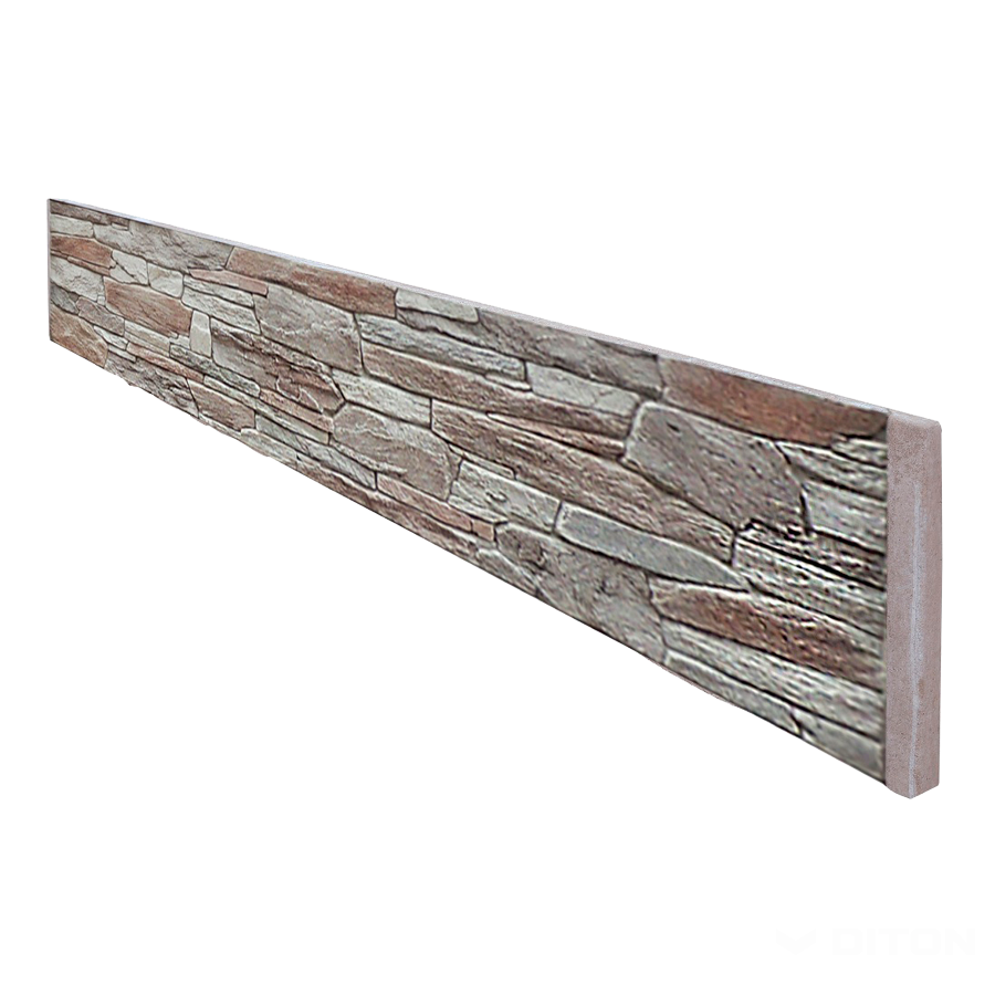 Diton Výplň plotová Quick wall stone 2090×70×400 mm oboustranná šedý mix (12)