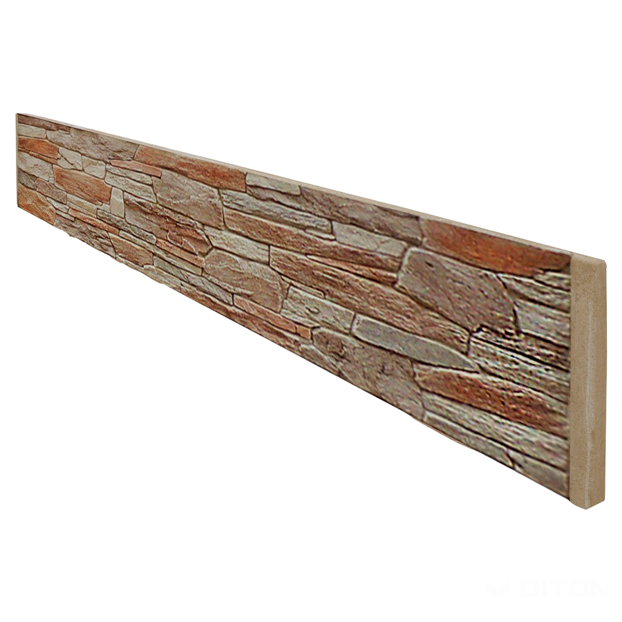 Diton Výplň plotová Quick wall stone 2090×70×400 mm oboustranná béžový mix (12)