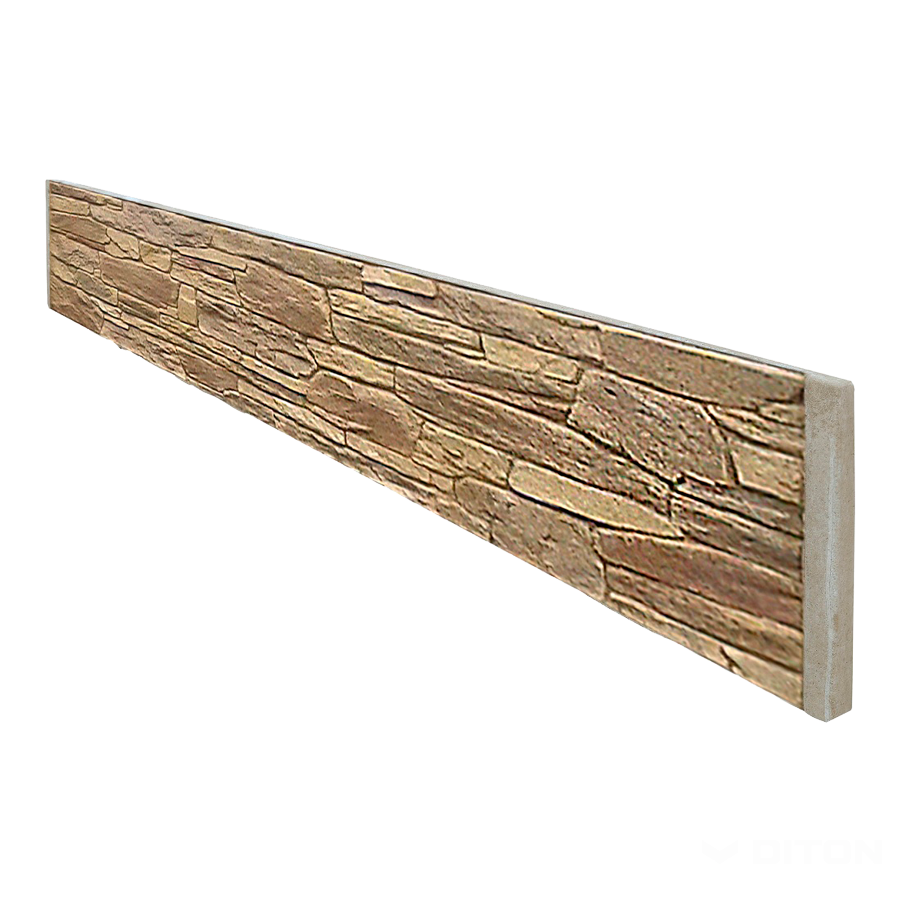 Diton Výplň plotová Quick wall stone 2090×70×400 mm oboustranná hnědý mix (12)