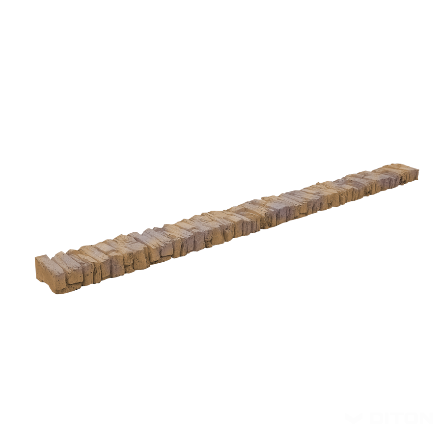 Diton Stříška plotová Quick wall stone 2000×150×70 mm desková hnědý mix (30)