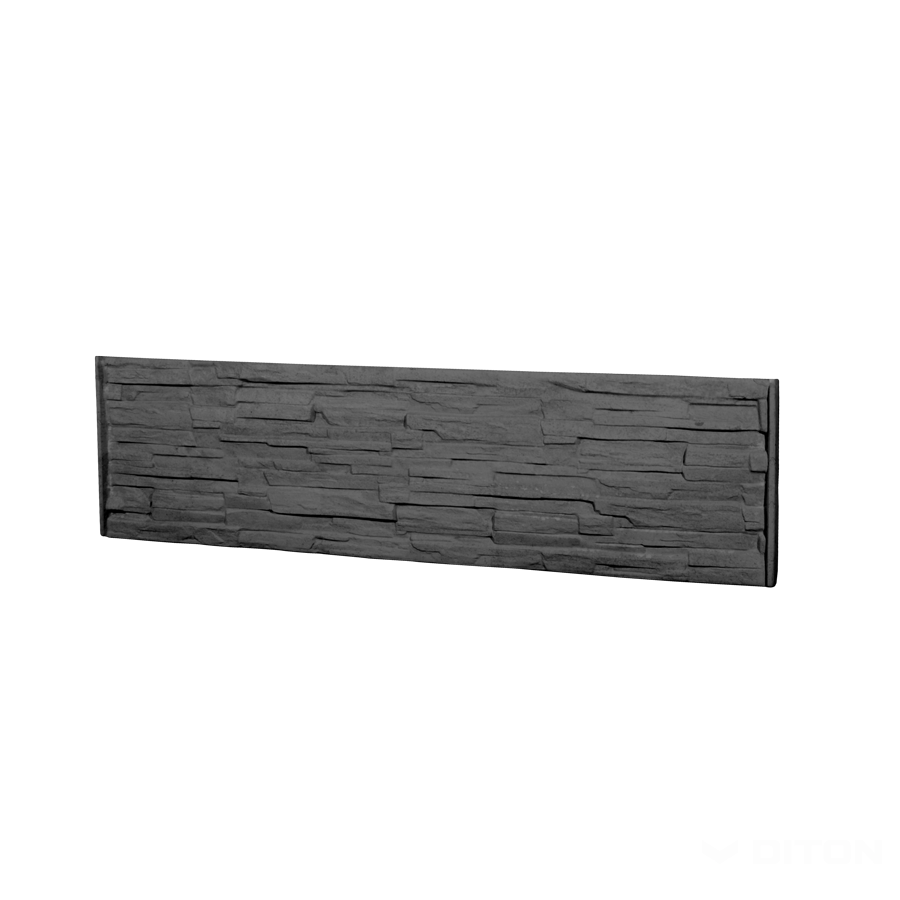 Diton Deska plotová Nová Trója 1840×50×500 mm základní antracitová (12)