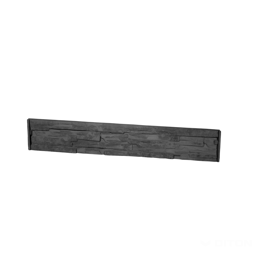 Diton Deska plotová Nová Trója 1840×50×250 mm poloviční antracitová (12)