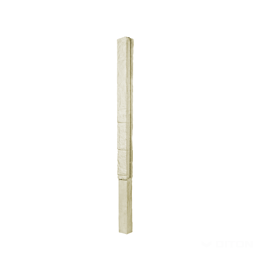 Diton Sloupek plotový Nová Trója 310 150×150×4000 mm průběžný pískový (8)