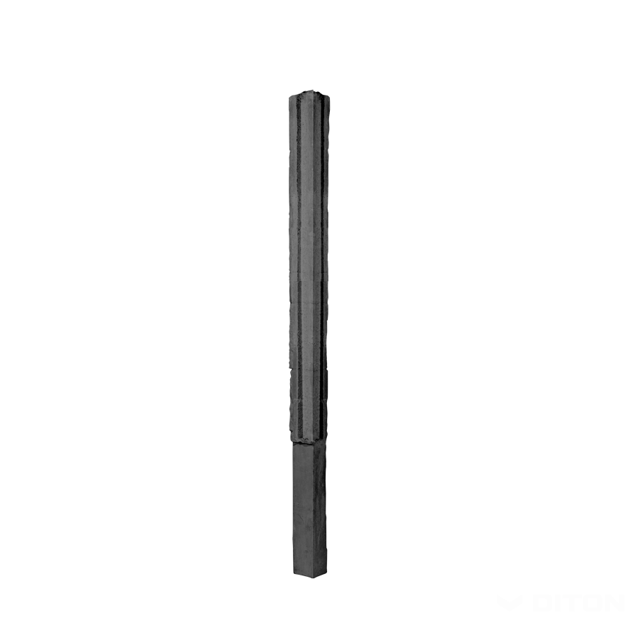 Diton Sloupek plotový Nová Trója 310 150×150×4000 mm rohový antracitový (8)