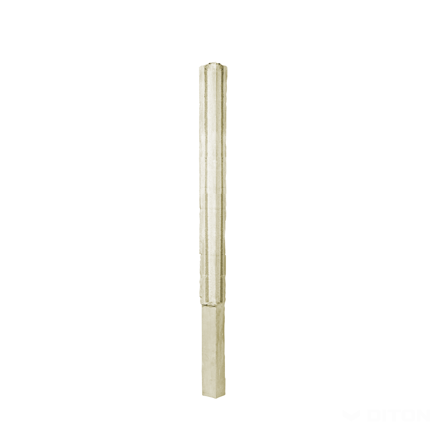 Diton Sloupek plotový Nová Trója 160 130×130×2220 mm rohový antracitový (15)