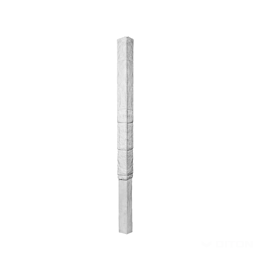 Diton Sloupek plotový Nová Trója 260 130×130×3310 mm koncový přírodní (10)
