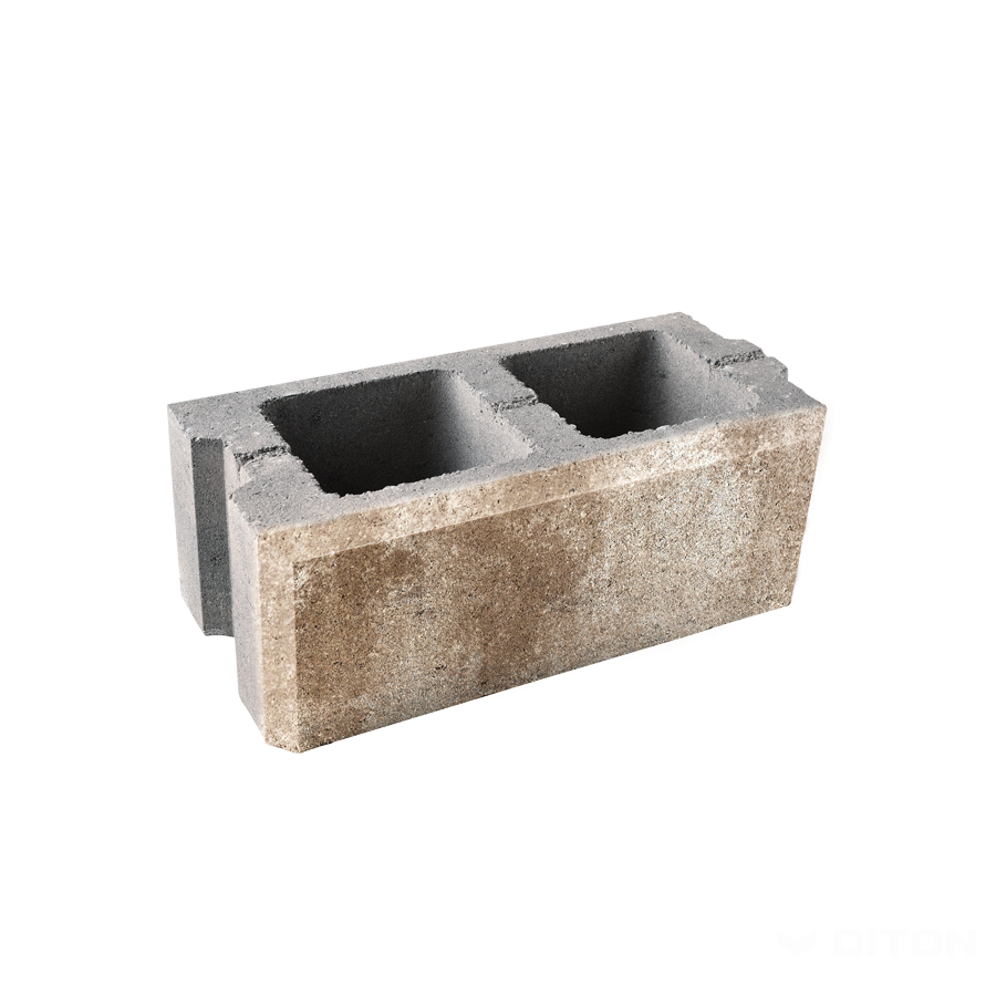 Diton Tvárnice plotová Viso 400×200×150 mm průběžná melír latte (60)