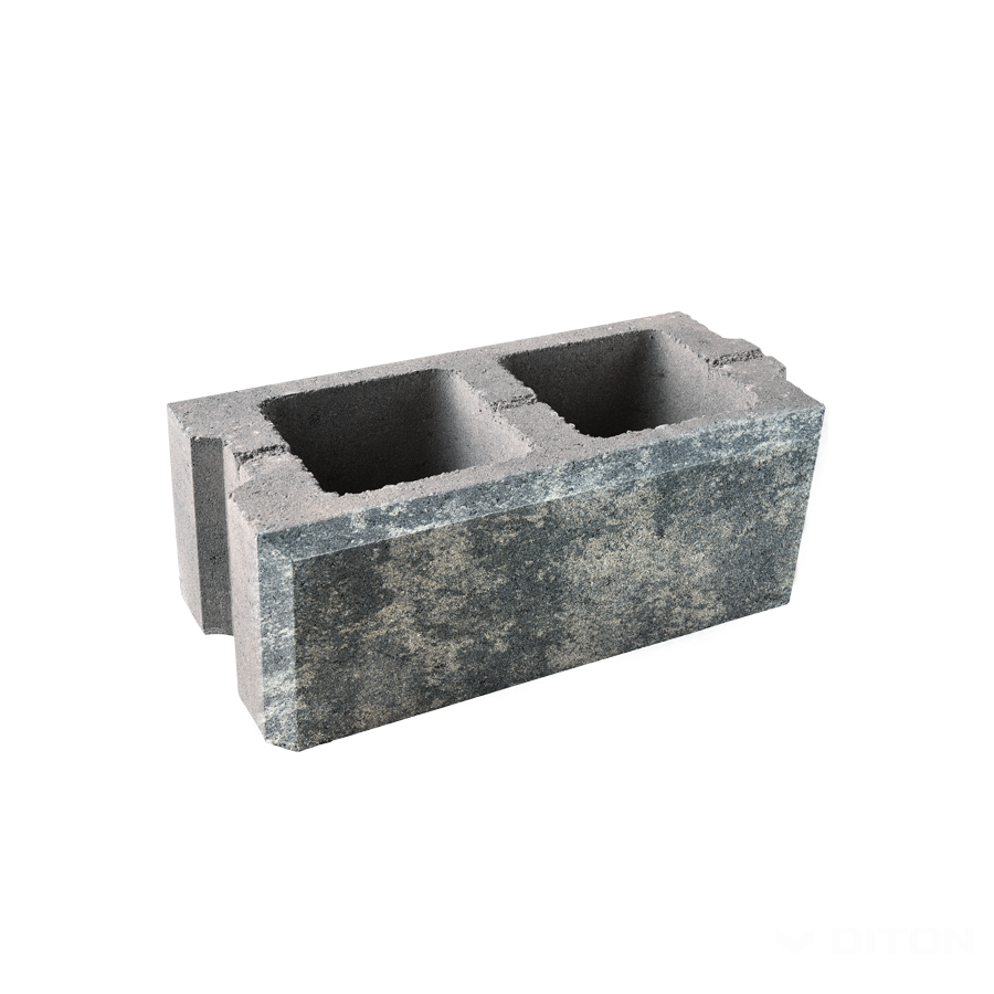 Diton Tvárnice plotová Viso 400×200×150 mm průběžná melír marmo (60)