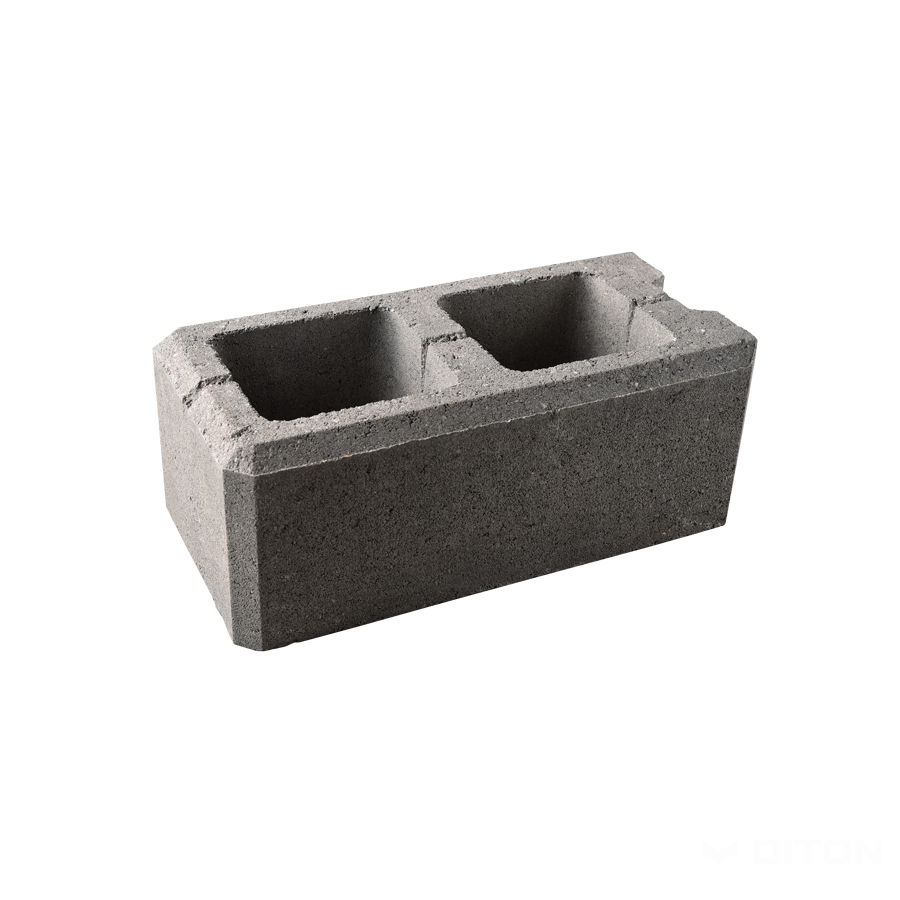 Diton Tvárnice plotová Viso 400×200×150 mm koncová přírodní (60)